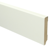 Sfeerplinten MDF Moderne plint 90x15 RAL 9010 + uitsparing
