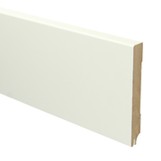 Sfeerplinten MDF Moderne plint 120x15 RAL 9010 + uitsparing