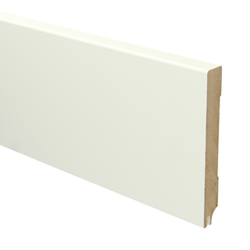 Sfeerplinten MDF Moderne plint 120x15 RAL 9010 + uitsparing