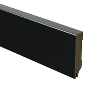 Sfeerplinten MDF Moderne plint 70x15 RAL 9005 + uitsparing