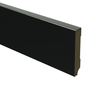 Sfeerplinten MDF Moderne plint 90x15 RAL 9005 + uitsparing