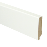 Sfeerplinten MDF Moderne plint 70x15 RAL 9016 + uitsparing