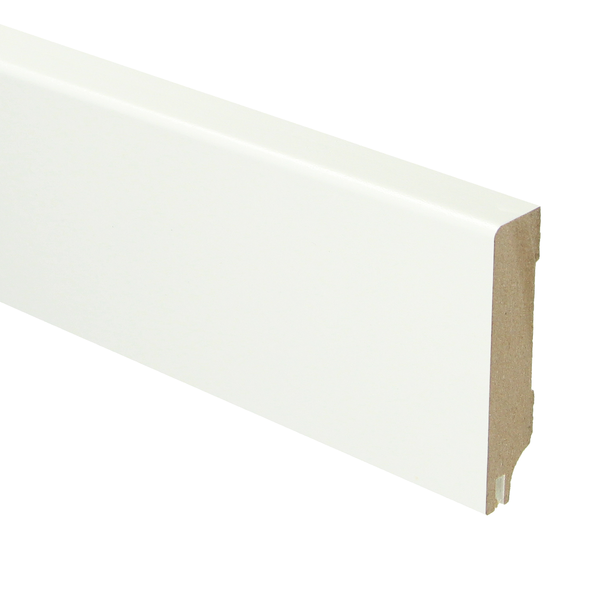 Sfeerplinten MDF Moderne plint 70x15 RAL 9016 + uitsparing