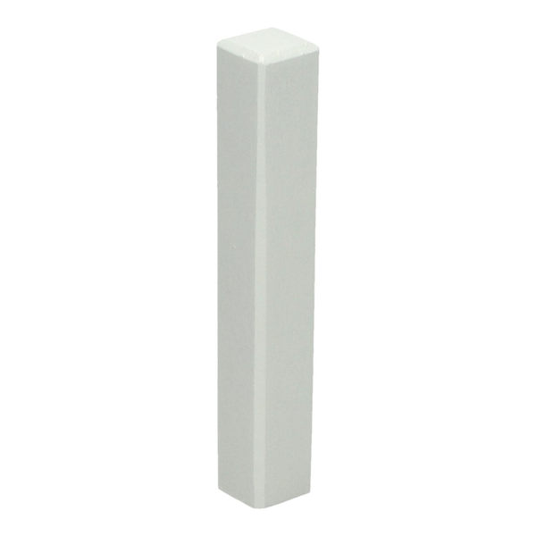 Sfeerplinten Hoek/eindstuk t.b.v. MDF plint 90x12 wit RAL 9010
