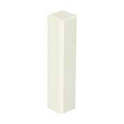 Sfeerplinten Buitenhoek plint 90x18 wit RAL 9010