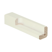 Sfeerplinten Buitenhoek plint 90x18 wit RAL 9010