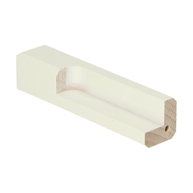 Sfeerplinten Buitenhoek plint 90x18 wit RAL 9010