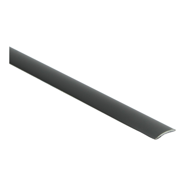 Dilatatieprof. zelfkl. 30 mm alu zwart 3m