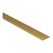 Dilatatieprof. schroef 37 mm alu goud 2,7m vloer, afbeelding 1