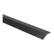 Overgangsprofiel zelfkl 14 mm alu zwart gepoedercoat vloer, afbeelding 1