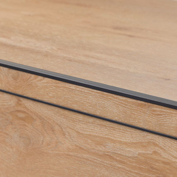 Ambiant Co-pro trapprofielset pvc zwart 4x130cm.