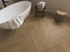 Ambiant Spigato Vivero visgraat dryback dark oak