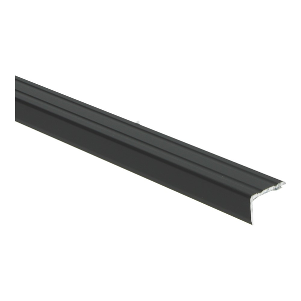 Hoeklijnprofiel zelfkl. 17 mm zwart 1m