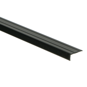 Hoeklijnprofiel zelfklevend matzwart 10x24,5mm 3m vloer, afbeelding 2